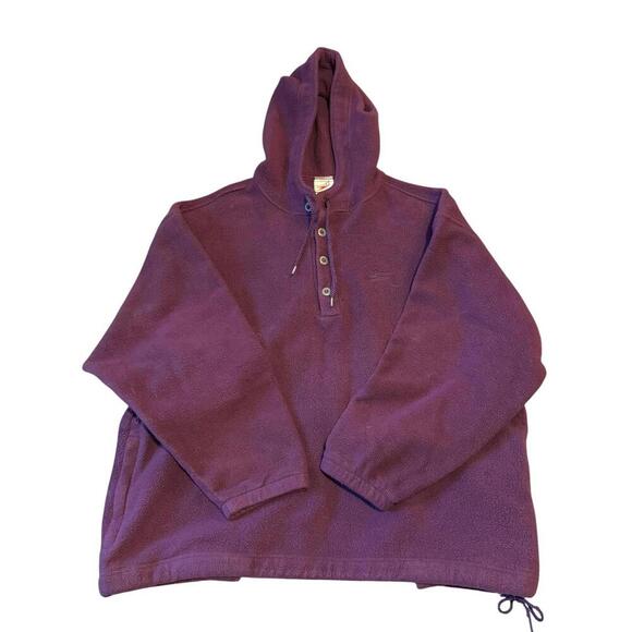 Vintage Speedo Purple Fleece Hoodie - XL - Picture 3 of 8